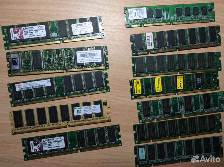 Память DDR / sdram 512/256/128/64/32 MB