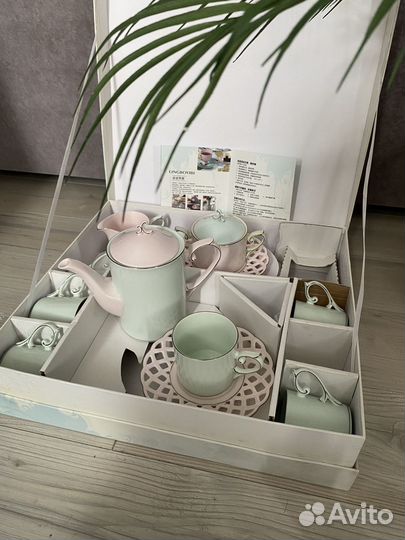 Чайный кофейный сервиз керамический