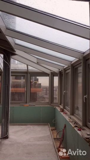 Остекление пластиком веранды террасы