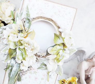 Новогодняя открытка ручной работы