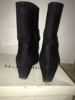 Полусапожки женские замшевые