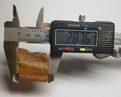 18. Желтый янтарь Доминикана 10.95 gr