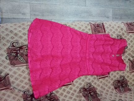 Платье Глория Джинс розовое размер на ярлыке 164