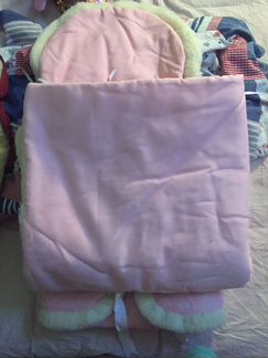 Конверт и одеяло на выписку для девочки