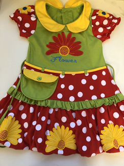 Платье для девочки на 2/3 года