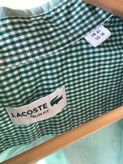 Рубашка Lacoste оригинал Slim Fit