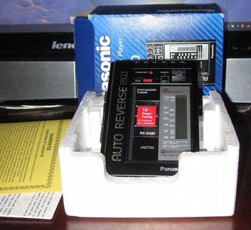 Кассетный плеер как новый Panasonic RX-SA80