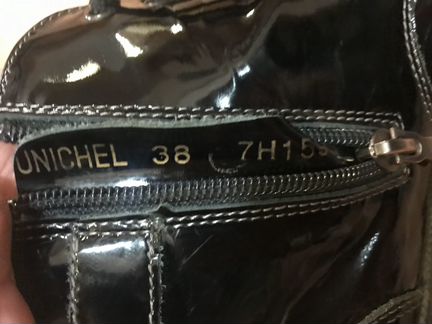 Ботинки лаковые р.38