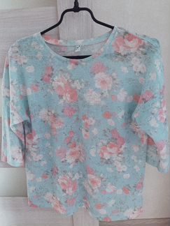 Свитшот с цветочным принтом