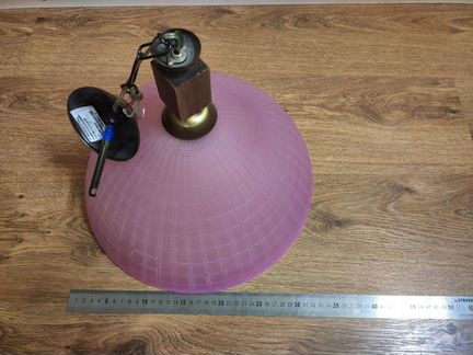 Люстра стеклянная