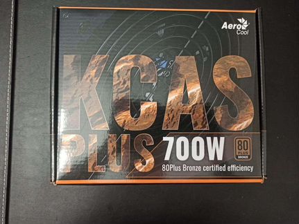 Блок питания aerocool kcas plus 700, 700Вт, 120мм