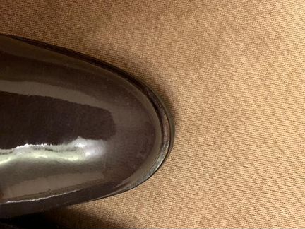 Ботинки Gant кожаные, лаковые, коричн-баклажан (37