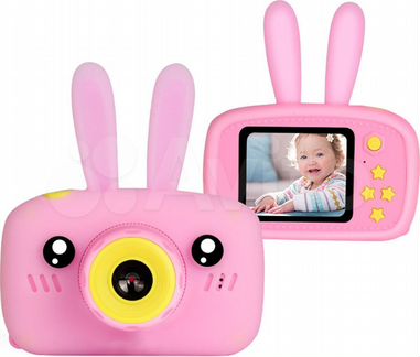 Детский цифровой фотоаппарат gsmin розовый цвет