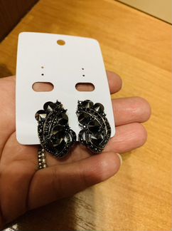 Клипсы чешские винтаж