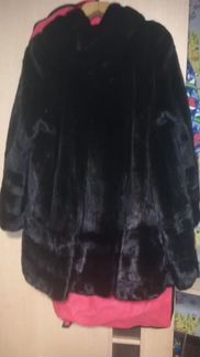 Шуба норковая большого размера