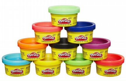 Цветной пластилин Play-Doh 10 банок в тубе (22037)
