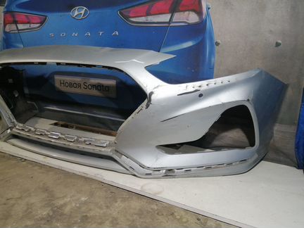 Hyundai Sonata 7 2017-2019 бампер передний