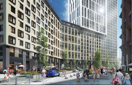 3-к квартира, 75.4 м², 6/34 эт.