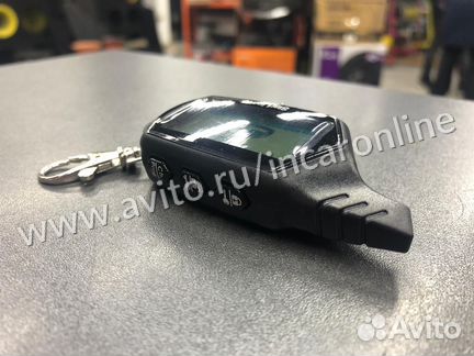 Брелок для сигнализации StarLine B9 черный с жкд