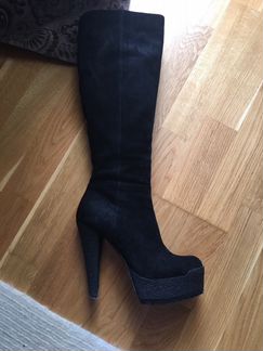 Сапоги замшевые Nursace