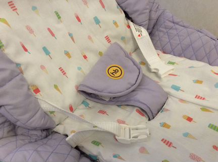 Шезлонг для детей happy baby nesty