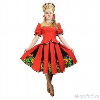 Русский народный костюм «Хохлома Люкс»