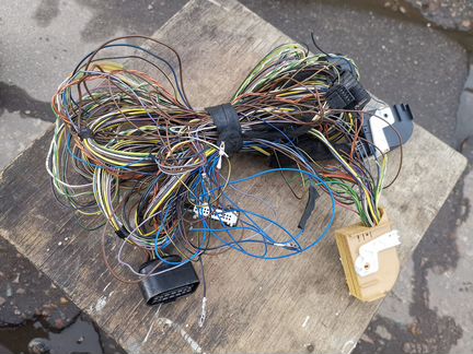 Audi Q3 8U проводка фар full LED рестайл