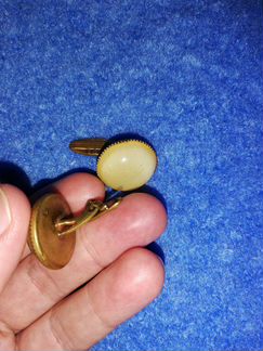 Запонки янтарные советские