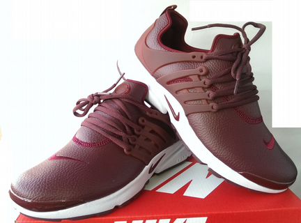Бордовые Nike Presto кожаные 44 и т.д. Новые