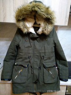 Куртка зимняя, весенняя женская 44-46 Bershka