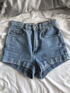 Шорты с завышенной талией American Apparel оригина