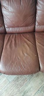 Диван натуральная кожа