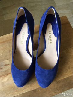 Туфли женские фиолетовые замшевые размер 37