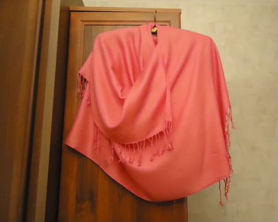 Шикарный длинный палантин.Хлопок Италия