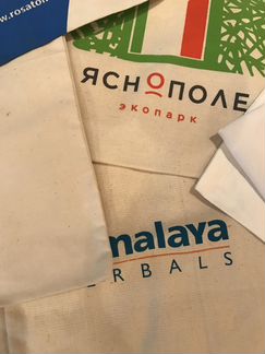 Сумки хлопковые и холщовые, с логотипами и без