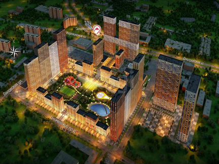 2-к квартира, 52.3 м², 12/36 эт.