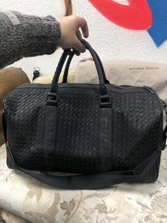 Кожаная мужская сумка дорожная