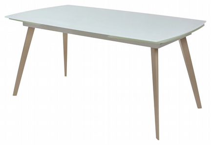 Стол обеденный Eliot раскладной 140-200*80 белый н