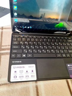 Ноутбук irbis 13.3 fullhd с дефектом N3350/3GB/SSD