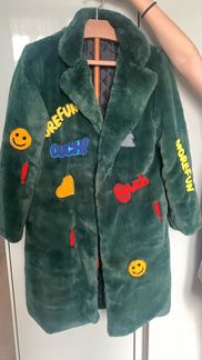 Шуба искусственная дизайнерская