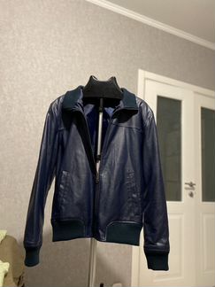 Кожаная куртка Adidas NEO