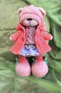 Кукла тильда вязаная ручной работы