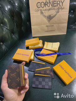 Визитница LV кожа