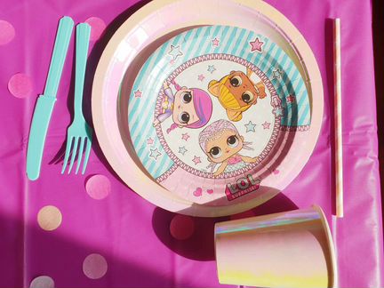 Набор декора на день рождение лол