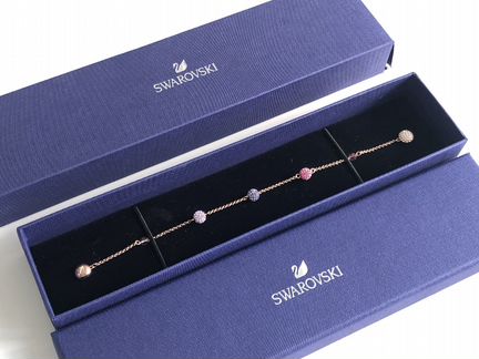 Swarovski браслет-цепочка подарочный комплект