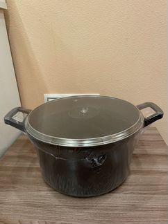 Кастрюля 7,5л новая regent inox