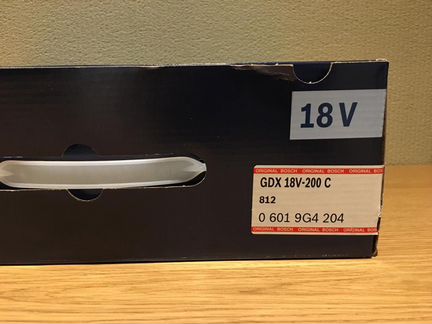 Ударный гайковерт Bosch GDX 18V-200 C 0.601.9G4.20