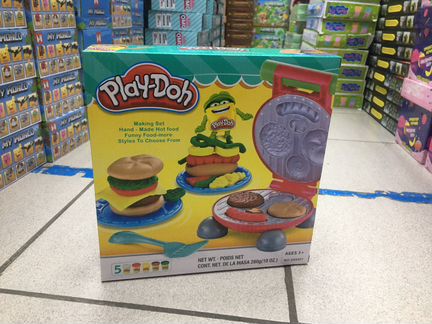 Play-Doh. гамбергеры