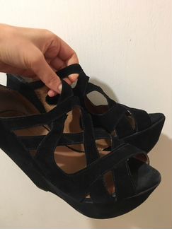 Туфли на высокой платформе topshop