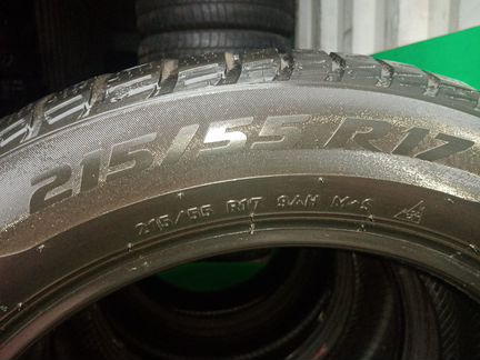 215/55 R17 зимние нешипованные Sottozero 3 Pirelli